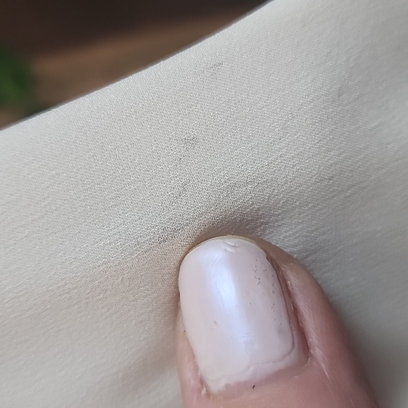 Faux Leather Detail Top Size XL  Ivory Ann Taylor - Picture 8 of 8